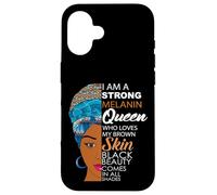 Black Girl Magic I Am Black History Month Afro Melanin Queen Coque pour iPhone 16