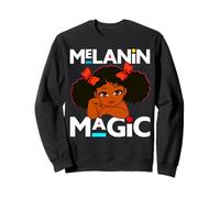 Black Girl Melanin Magic Bambin Bambin Girly Fille Bambins Sweatshirt