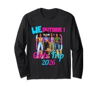 Black Girls Trip 2026 We Outside Afro Girls Vacation Squad Manche Longue