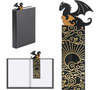 Black Gold Dragon Acrylic Bookmark Blank Bookmark For Teachers Men Women Book Lovers