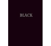 BLACK: Goth Decorative Blank Book, Good for Stacking on Coffee Tables and on Bookshelves, Halloween Theme, Black Paper Interior
