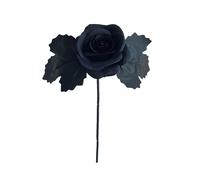 Black Gothic Rose Flower Arrangement Decor Spookys Fake Flower Arrangement for Home Party Decor for Party Supplies
