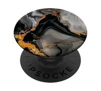 Black Gray Marb PopSockets PopGrip Adhésif