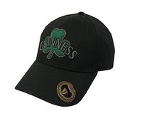 Black Guinness Baseball Cap With Bottle Opener And Green Shamrock Design