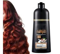 Black Hair Dye Shampoo, 500 ml de teinture à cheveux noirs rapides naturels, shampooing de teintures de cheveux hydratantes, shampooings,shampooings nourrissants durables pour les hommes et les femmes