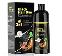 Black hair Dye Shampoo pour hommes et femmes 3 - en - 1,dye hair pour couvrir le gris, c'est - à - dire soluble Herbal Hair Dye Shampoo