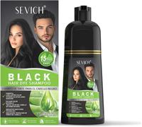 Black Hair Dye Shampooing 500 Ml 15 Minutes D'utilisation, Essences Végétales (Ginseng Et Huile D'argan), Couverture Grise Et Soin Du Cuir Chevelu Pour Tous Les Types De Cheveux Aloe [Z2297]