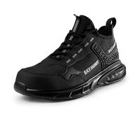 BLACK HAMMER Formateurs de sécurité pour des Hommes Chaussures Utilitaires de Travail Chaussures de Chantier Embout en Acier Résistant à l'eau Poids léger Antidérapant Vêtements de Jour 5599 (42 EU)