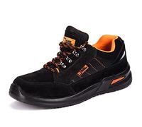 BLACK HAMMER Homme Formateurs de sécurité Légère Chaussures de Travail Embout en Acier Confortables et Durables Chaussures de Sécurité Idéales pour Le Travail et Le Quotidien S1P SRC 9952 (44 EU)