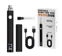 (Black)Handheld Wax Modeling Pen with Quick Heat Feature Wax Sculpting Tool Perfect for Various Materials in Creative Projects White