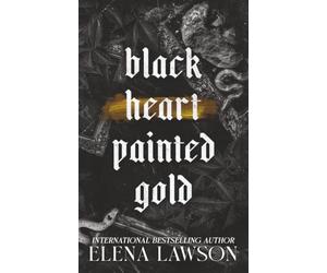 Black Heart Painted Gold