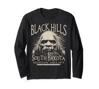 Black Hills Dakota du Sud Bigfoot 1875 Sasquatch Ivoire Art Manche Longue