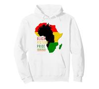 Black History Afro American Pride Male Retro Vintage Sweat à Capuche