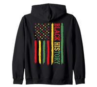 Black History Drapeau Afro Pan African Pride Design RBG Couleurs Sweat à Capuche