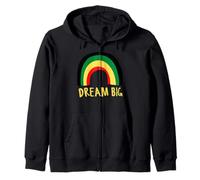 Black History Dream Big Rainbow Black Hommes Femmes Garçons Filles Sweat à Capuche
