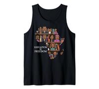 Black History Education Freedom Carte Afrique pour Hommes, Femmes, Enfants Débardeur