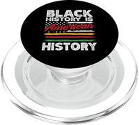 Black History is American Flag USA African American Flag PopSockets PopGrip pour MagSafe