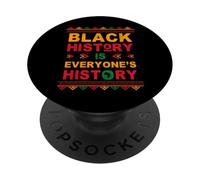 Black History is Everyone's History Black African American PopSockets PopGrip Adhésif