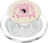 Black History is My Valentine African Pride Femmes Hommes Enfants PopSockets PopGrip pour MagSafe
