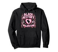 Black History is My Valentine African Pride Femmes Hommes Enfants Sweat à Capuche