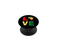 Black History Juneteenth Africa Love Men Women Garçons Filles PopSockets PopGrip Adhésif