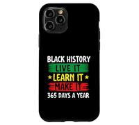 Black History Live It Learn It Make It - Mois de l'histoire des Noirs Coque pour iPhone 11 Pro