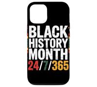 Black History Month 24/7/365 Couleurs Panafricaines Coque pour iPhone 12/12 Pro