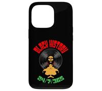Black History Month 24/7/365 Disque Vinyle LP Afro Music DJ Coque pour iPhone 13 Pro