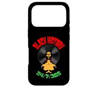 Black History Month 24/7/365 Disque Vinyle LP Afro Music DJ Coque pour iPhone 17 Pro