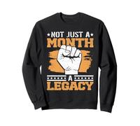 Black History Month Ladies Pride African Melanin Juneteenth Sweatshirt