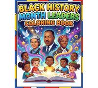 Black History Month Leaders Coloring Book: Simple and Inspiring African American Heroes to Color For All Ages
