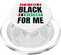 Black History Month Melanin Afro-American Brush Sista Kids PopSockets PopGrip pour MagSafe