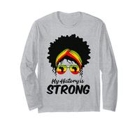Black History Month My History is Strong Woman Femmes africaines Manche Longue