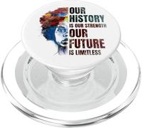 Black History Month Our History is Our Strength PopSockets PopGrip pour MagSafe