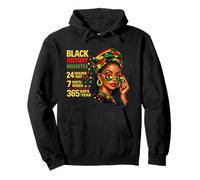 Black History Pride Everyday Afro Woman African Heritage Sweat à Capuche