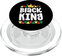 Black History Shirts for Boys Kids Black King African Pride PopSockets PopGrip pour MagSafe