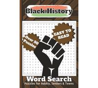 Black History Word Search Puzzle Book: Word Searches with Easy to Read Print about Black History, African American Culture, POC Influences and more | ... Vacation, Holidays, Education and Free Times