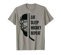 Black Hockey Design for Professional Ice Hockey Players Fans T-Shirt