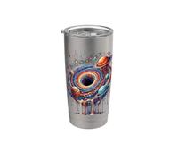 Black Hole Physics Galaxy Planets Space Lover Astrophysicist Gobelet isotherme en acier inoxydable double paroi