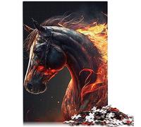 Black Horse Puzzles 1000 pièces pour Adultes Premium 100% recyclé Conseil Relax Puzzles Games-Brain Teaser Puzzle 10,27x14,96 Pouces