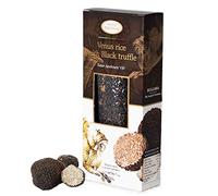 Black Imperial Rice Riz Venere noir avec truffe noire Tuber Aestivum Vitt, riche en antioxydants, fibres, vitamine E, contrôle du poids sain, Vacuum Packaged (1 x 250gr)