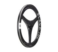 Black Inc Roue avant Three carbone 28" noir