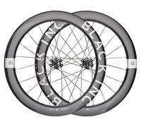 Black Inc Set de Roues SIXTY TWO Disc Center Lock Carbon 28" gris