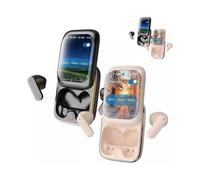 (black)Intelligent Full-Color Touch Screen Slider Earphones 2024 New Music/Game Modes