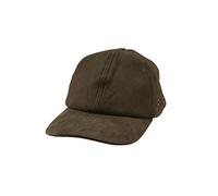 Black Jungle Casquette de Motard en Cuir - Noir et Marron, Marron, Taille Unique