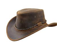 Black Jungle Kimbolton - Chapeau de cowboy en cuir - Chapeau western australien, mat, XS