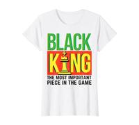 Black King, la pièce la Plus Importante du Jeu Dad Father T-Shirt Graphique avec Valeur