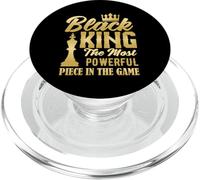 Black King - La pièce la Plus puissante du Jeu Men Boy PopSockets PopGrip pour MagSafe