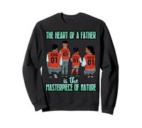 Black King Queen Price & Princess Fête des pères Papa Maman Enfants Sweatshirt