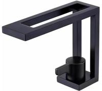 Black Kitchen Matte Kitcheur Chaud et Froid, Bassin Manche Unique, Robinet vanité Salle de Bain en Or brossé, Grue à Eau élégante pour la Maison Moderne